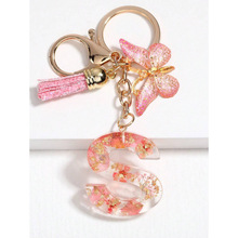 T 59049 Letter Sequin Keychain ��ĸ��Ƭ耳׿ۿ羳���uͨ