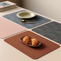 人気の軽量高級ランチョンマット、高級家庭用断熱マット、布柄耐油・防水テーブルマット、PVCコースター、厚手の洋食マット