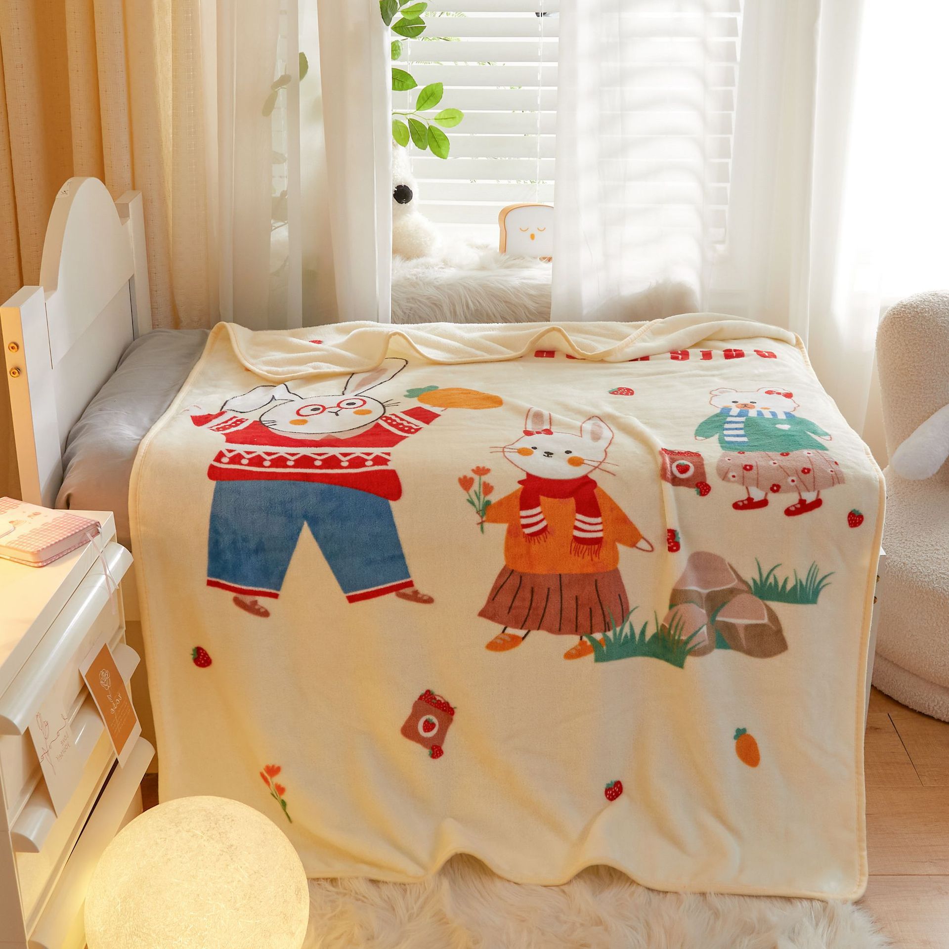 돼지와 토끼 100*140cm