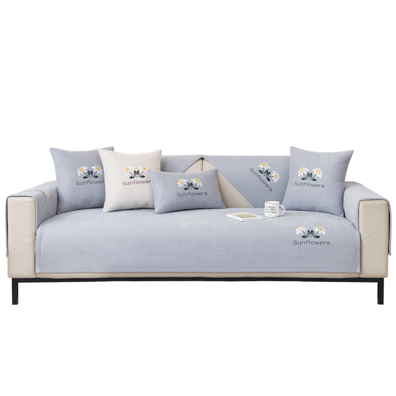 Rutschfestes Sitzkissen mit stilvollem Blumenmuster, ganzjährig im Wohnzimmer einsetzbar, in verschiedenen Größen und Farben erhältlich_voghion.com