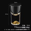 Thickened transparent glass bullet cup Sifang liquor glass small wine glass, one mouthful cup shot cup wild Gegwang glass wholesale