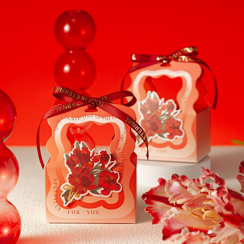 Сетевой красный конфетный короб для свадьбы?