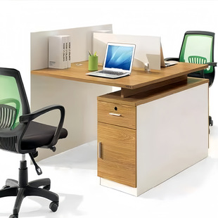 Double Desk Simple Modern Office Furniture Staff Desk Six-Person Office Staff Desk and Chair Combination