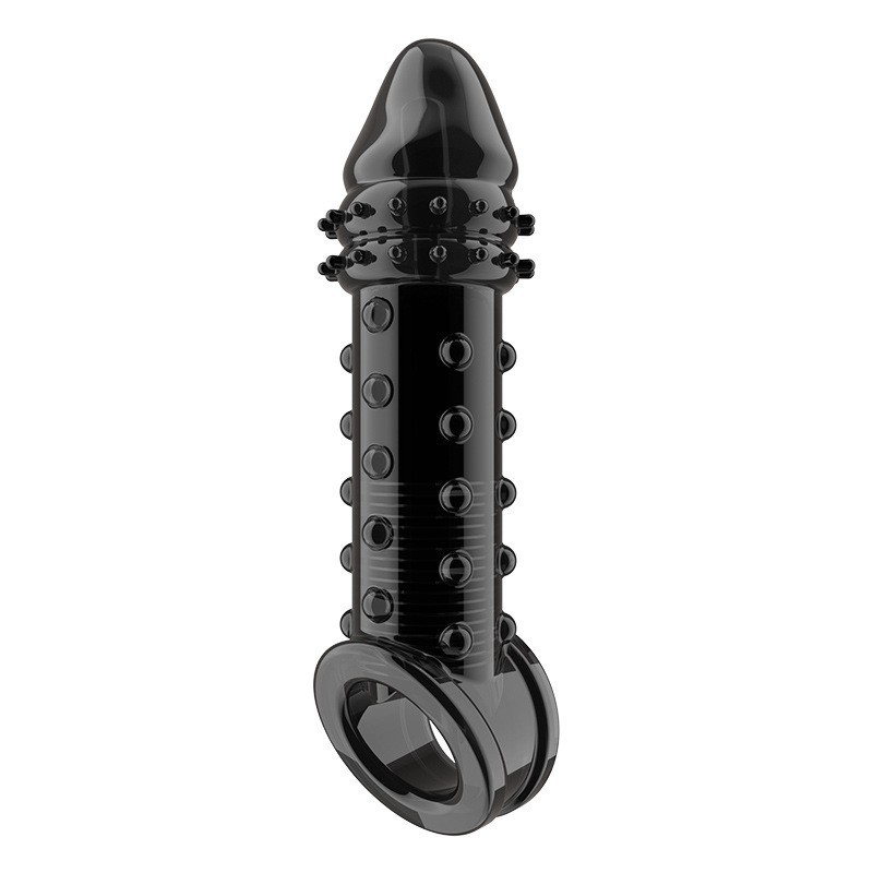 (72) black overlord penis sleeve - standard edition [price control: $25.9]
