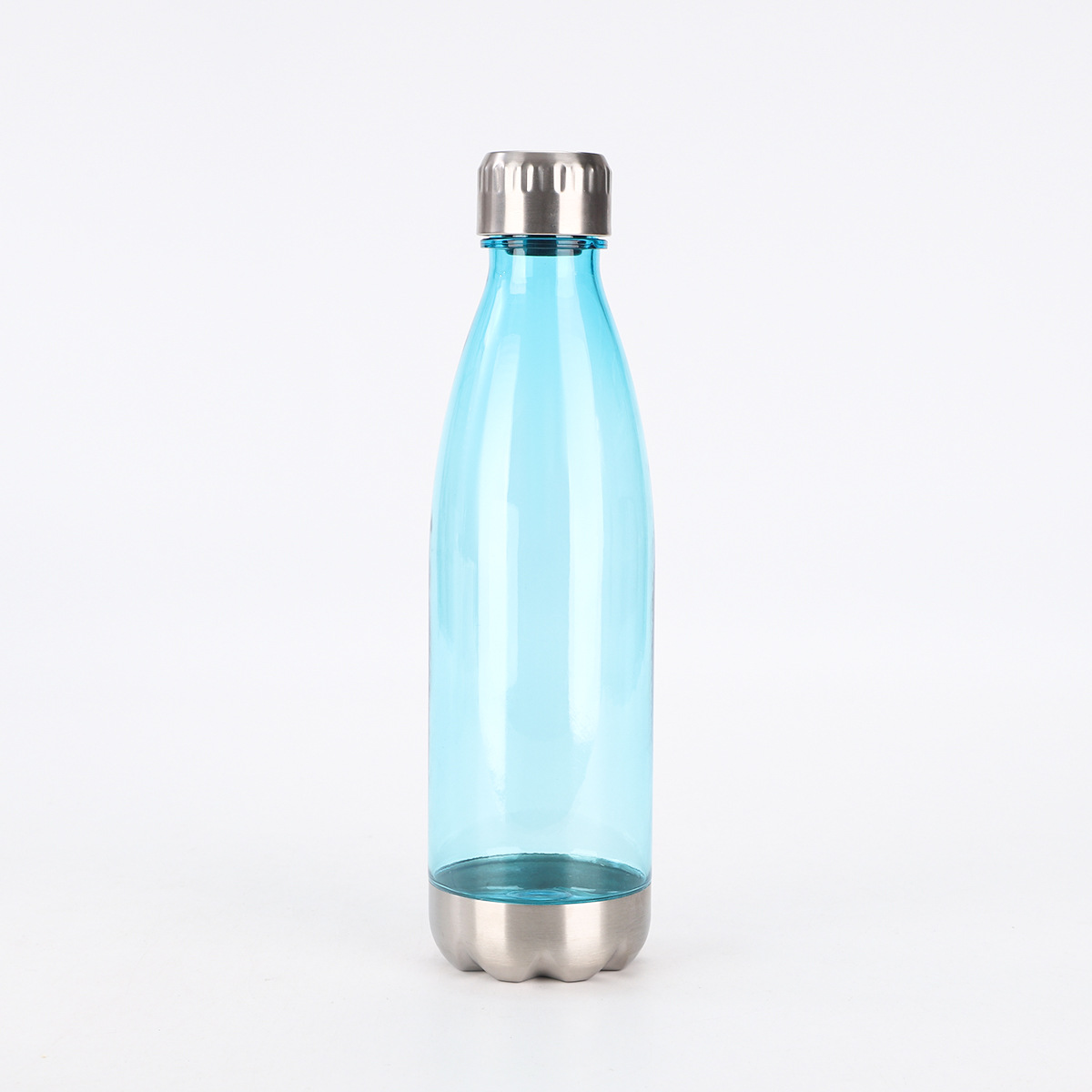 Transfronterizos simple creativo de color sólido taza de plástico Amazon taza de Coca-Cola transparente de alta capacidad taza de agua portátil