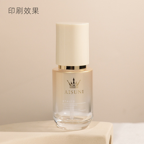 Cosmetic glass packaging material empty bottle spray toner press lotion essence bottle 50g cream bottle