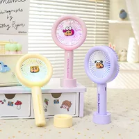 Crayon Shinchan подлинный авторизованный настольный свет маленький вентилятор мультфильм милый портативный ручка для путешествий электрический вентилятор