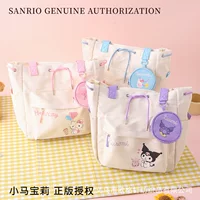 Поданная сумка для обучения для младших школьников семьи Санрио милая Hello Kitty с сумкой на плечо