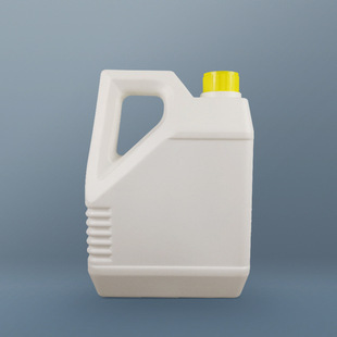 Chemical-Grade Pe Oil Can Antifreeze Liquid Barrel 4L Plastic Chemical Barrel Flat Can Plastic Barrel Flat Handle Oblique Handle Oil Can