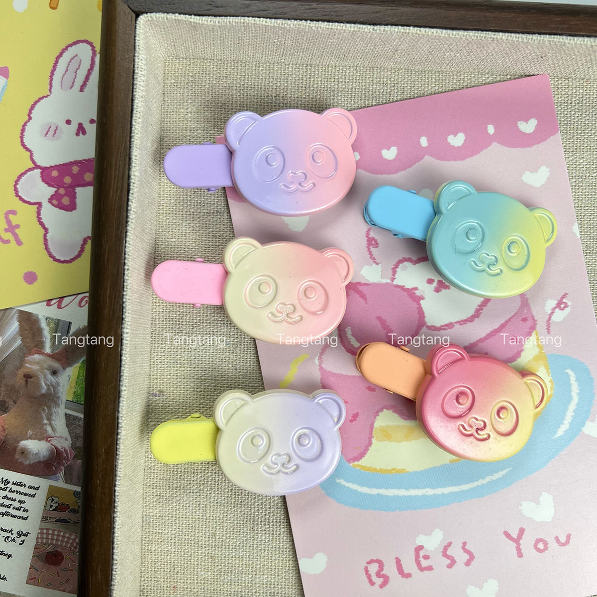 "만화 1 ""혼합 머리""."