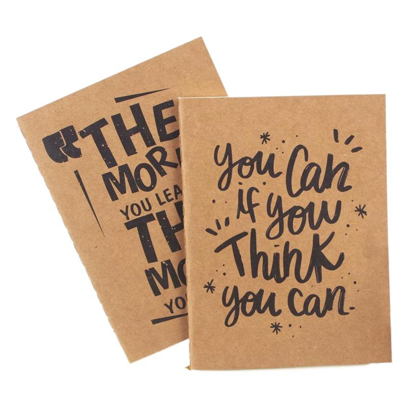 Блокнот Внешняя торговля канцелярские товары Подарки A6 Крафт-Бумага Обложка маленький блокнот A5B5 учебный блокнот может быть напечатан логотип
