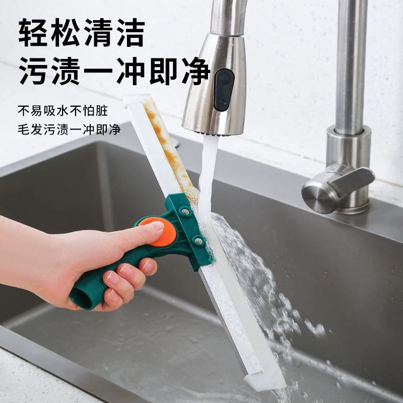 Бытовой силиконовый дворник, скребок для пола, плитка, волшебная метла, прочный пол в ванной, специальный артефакт для подметания и протирания