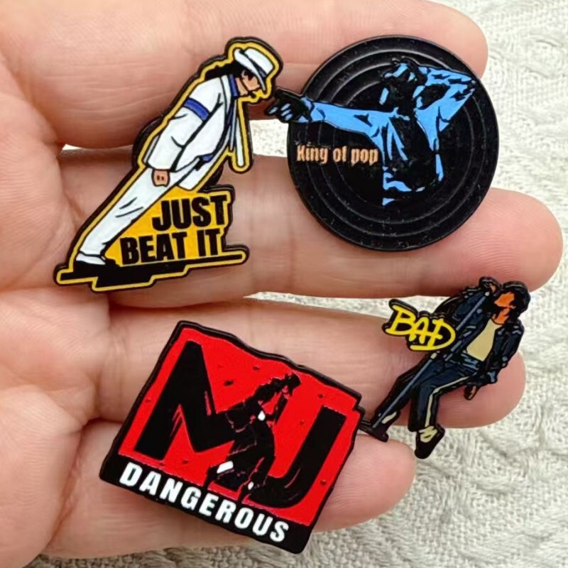 Michael Jackson Michael Jackson Brooch Metal Badge Bag Clothing Pin Badge Accessories