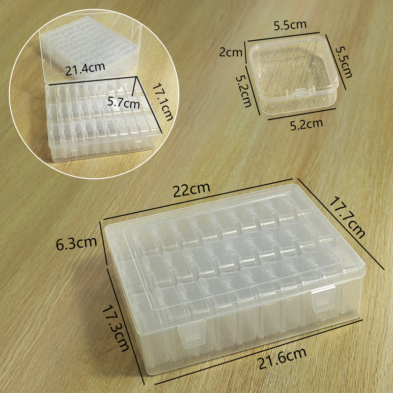 Transparent plastic storage box wear armour plastic box tool jewelry box nail jewelry accessories packaging storage wholesale Transparent plastic storage box wear armour plastic box tool jewelry box nail jewelry accessories packaging storage wholesale