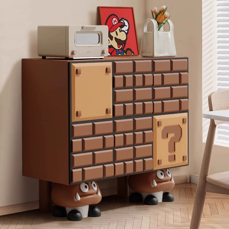 Креативный буфет Mario, встроенный шкаф для телевизора, ретро-шкаф для хранения гостей, шкаф для хранения Mary
