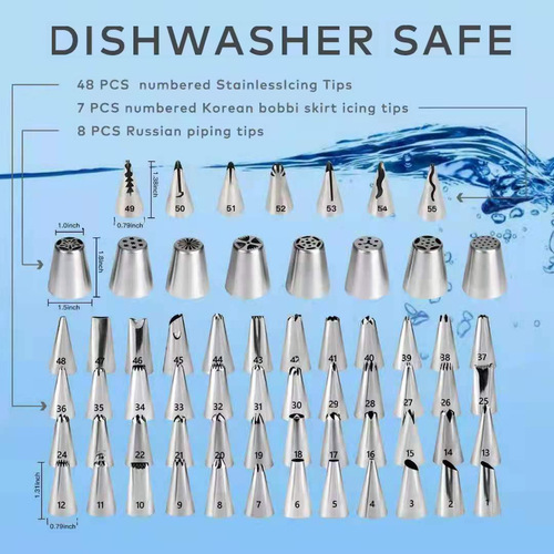 Amazon 137-piece cake turntable set, cream icing nozzles, cake decorating station DIY baking icing set