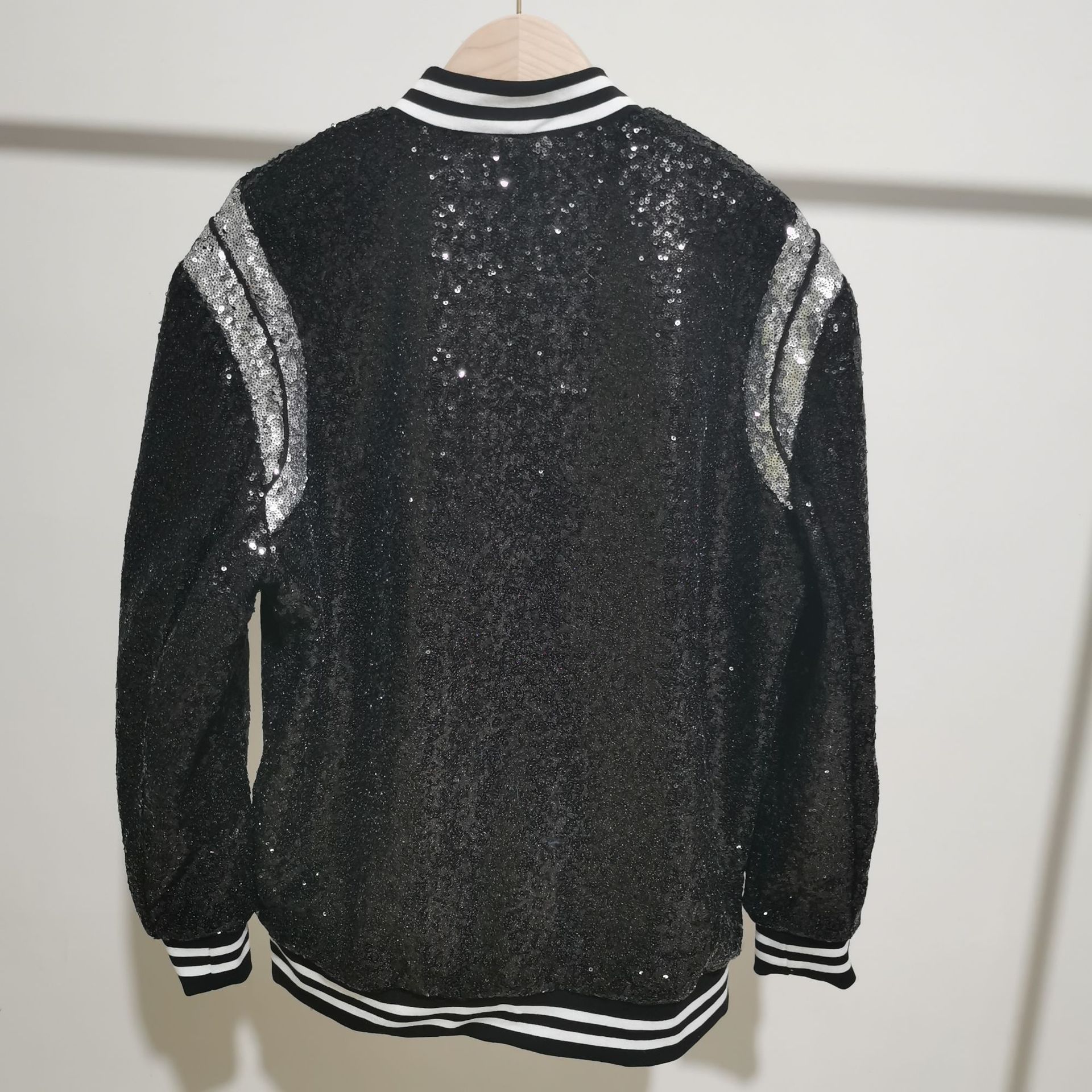 Mens Classic Jacket men's sequin jacket flying jacket shirt baseball uniform male 4