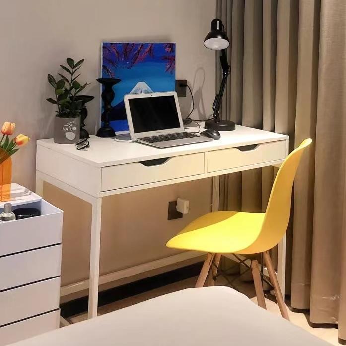 Desk with Drawers, Desktop Computer Table, Bedroom Student Home Study Desk, Simple Ins-Style Small Dressing Table