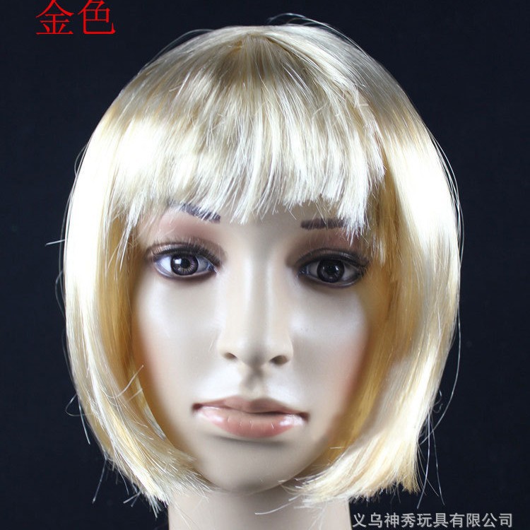 Fotografía de rendimiento apoyos de Halloween suministros de danza peluca conjunto de pelo estudiante pelo BOBO