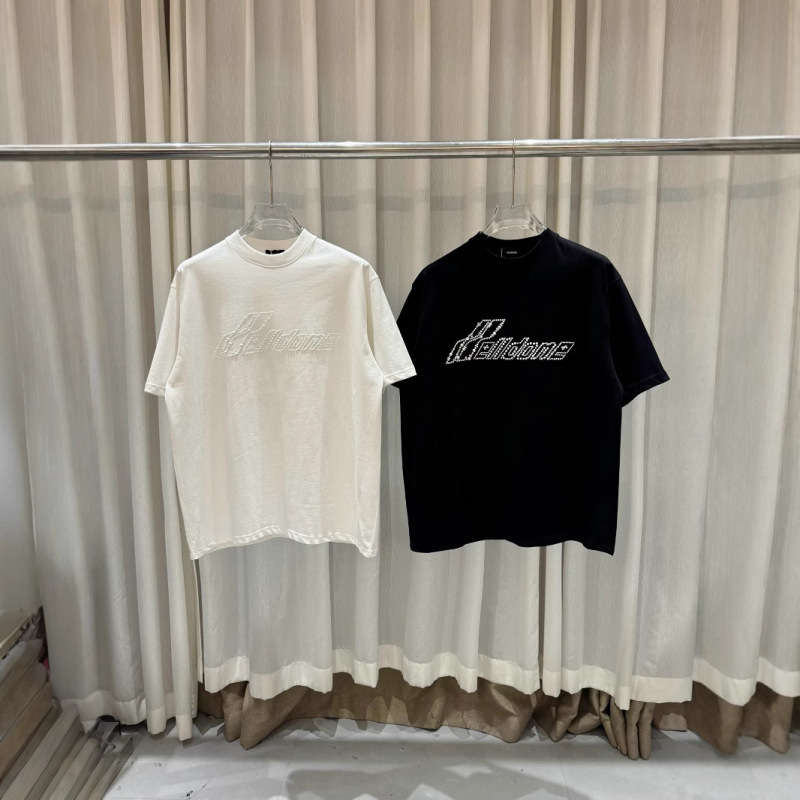 25 Correct Version Foreign Trade We11 Pearl Loose T-Shirt Sports Casual Unisex Couple's Matching Cross-Border Top 25 Correct Version Foreign Trade We11 Pearl Loose T-Shirt Sports Casual Unisex Couple's Matching Cross-Border Top