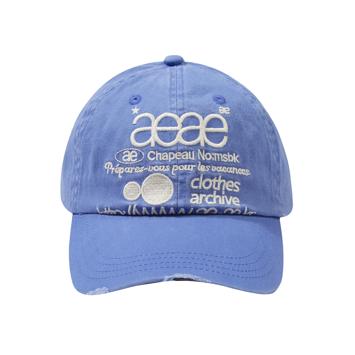 A08 distressed washed blue