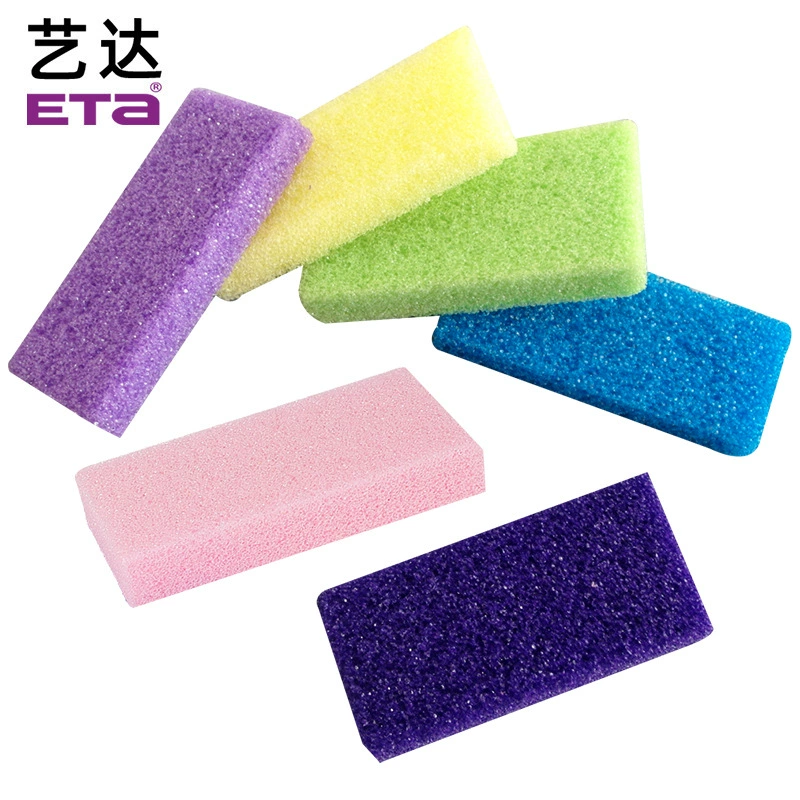 Квадратный многоцветный точильный камень для удаления мертвой кожи