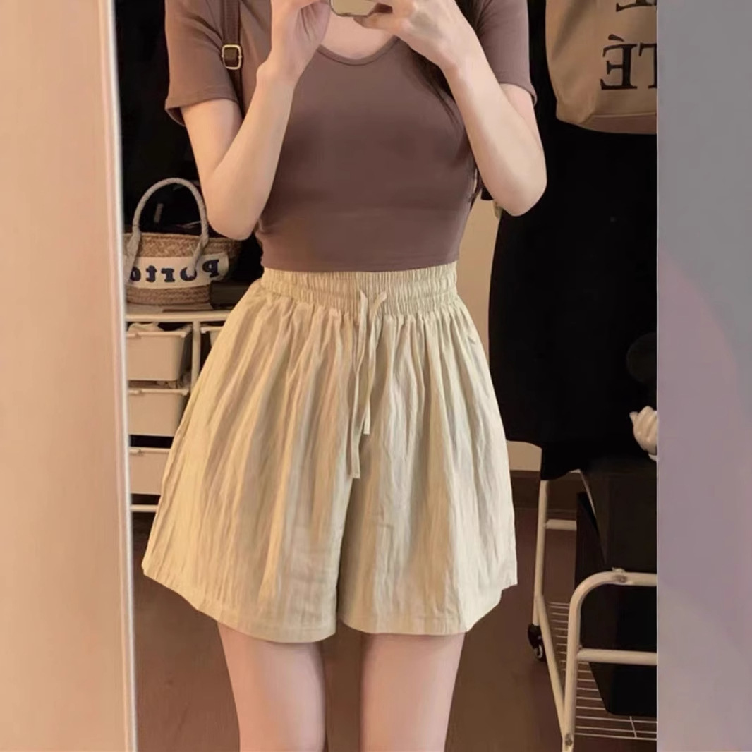 Short tiro alto casual