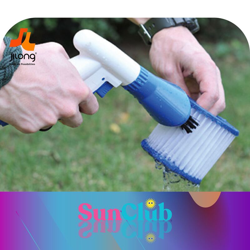 JILONG pool accessories aluminum pipe water quality tester floater thermometer filter pocket dirt suction brush