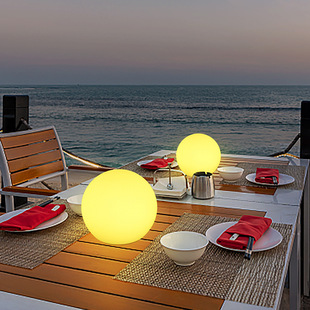 Cross-border led charging bar table lamp round ball table lamp KTV nightclub leisure and entertainment venue decorative ornaments atmosphere light