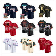 外贸货源批发 MLB棒球服海盗队巨人红人教士皇家刺绣球衣外贸棒球