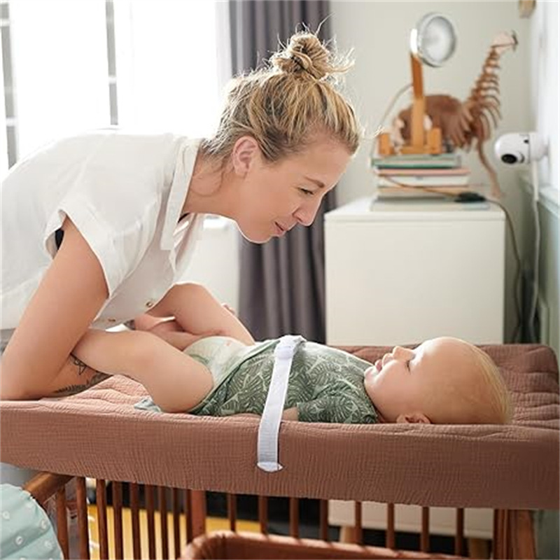 Transfronterizo Amazon popular bebé sábana ajustable llanura crepe pañal cambio de la cubierta del cojín clase una Madre y niño suministros cuna colchón