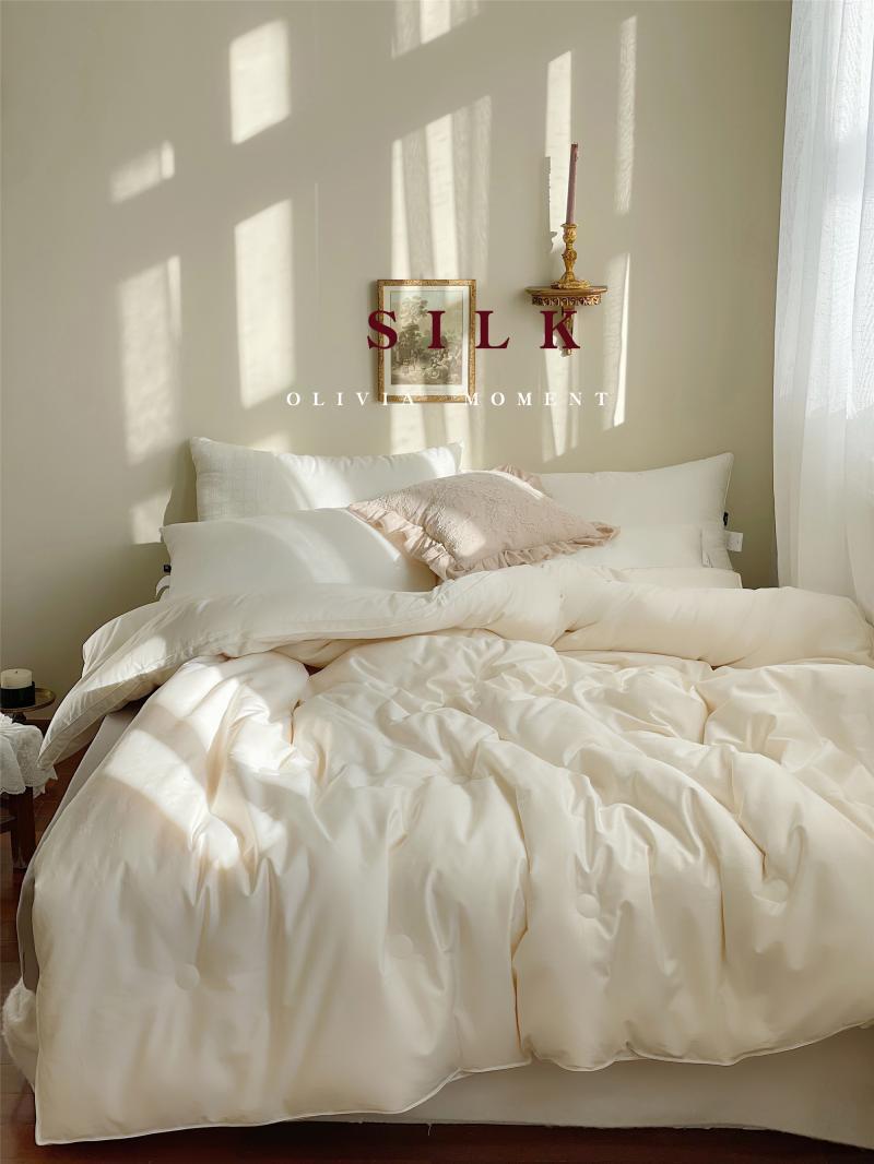 60 자카드 뽕나무 실크-튤립