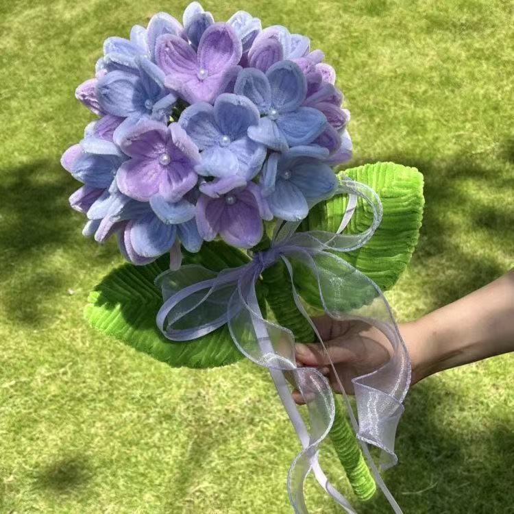 巨大ひまわりツイストDIY花束手作り素材パックが一気に優勝！教師の日の花編み|undefined