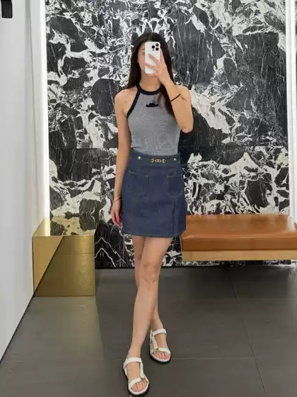 Shenzhen Nanyou Classy Women's Clothing 25 New Ce Arc De Triomphe Stripesd Color Matching Vest Slimming Look Women's American Style