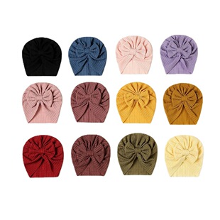 European and American hair accessories baby hat new baby India fetal hat bow children's fontanelle turtowel hat wholesale