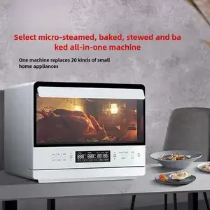 2025出口多功能微蒸烤一体机家用智能空气炸机电蒸箱大容量台式嵌