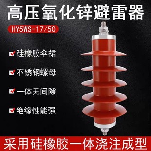 Leichuan 10Kv Zinc Oxide Arrester Hy5Ws-17/50 Cabinet Line Type High Voltage Pillar Arrester
