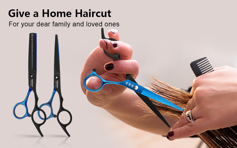 HIENA Cross-border Export Professional Set For Cutting Bangs, Thinning Scissors, And Hairdressing Scissors_voghion.com