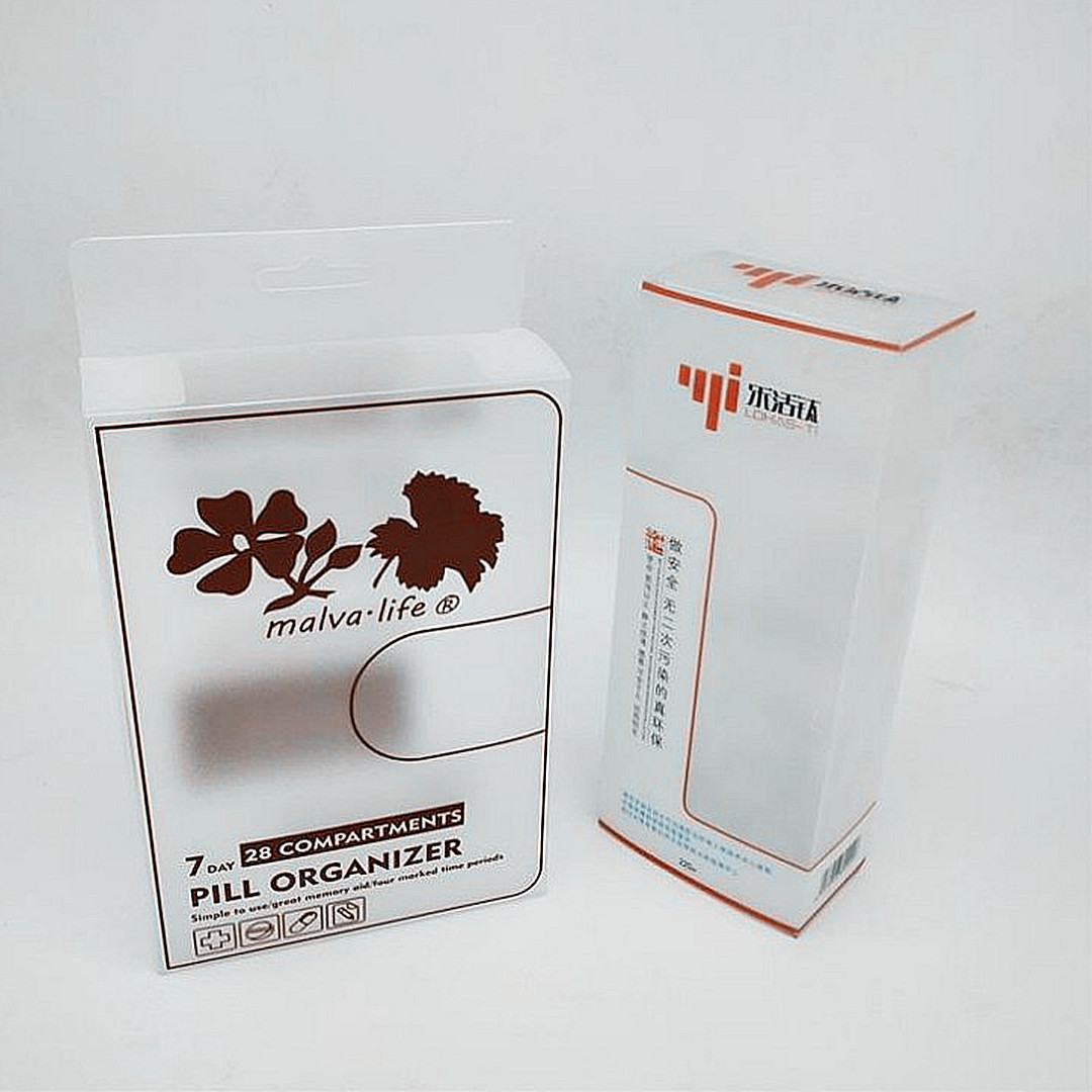 白色pp磨砂塑胶折叠扣位盒 透明防刮花pet盒卡通公仔塑料包装盒子