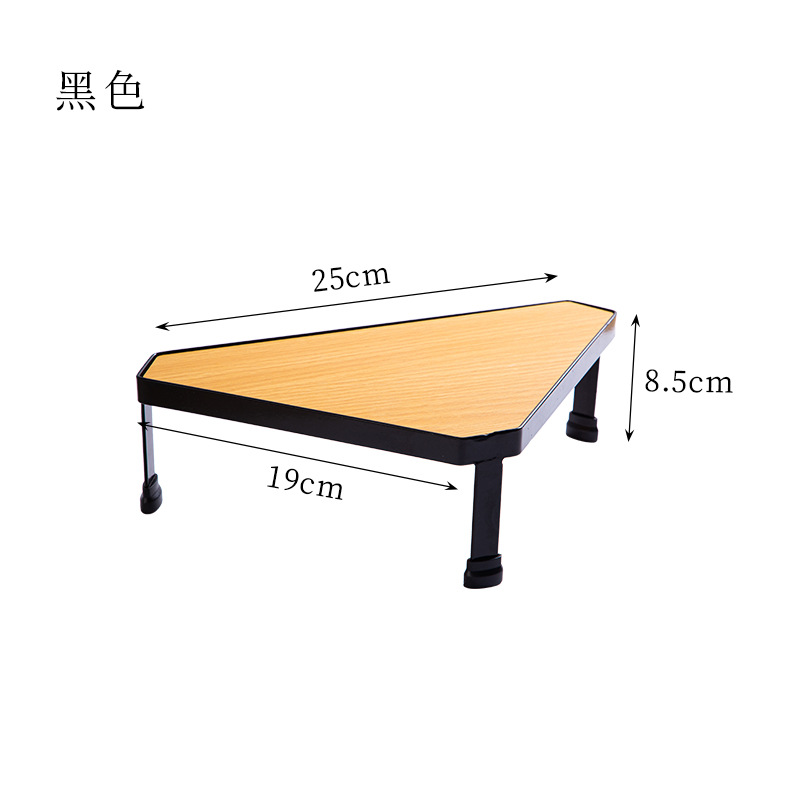 Japanese Desktop Triangle Iron Rack Multi-function Storage Rack Bathroom Toilet Kitchen Tea Set Storage Rack