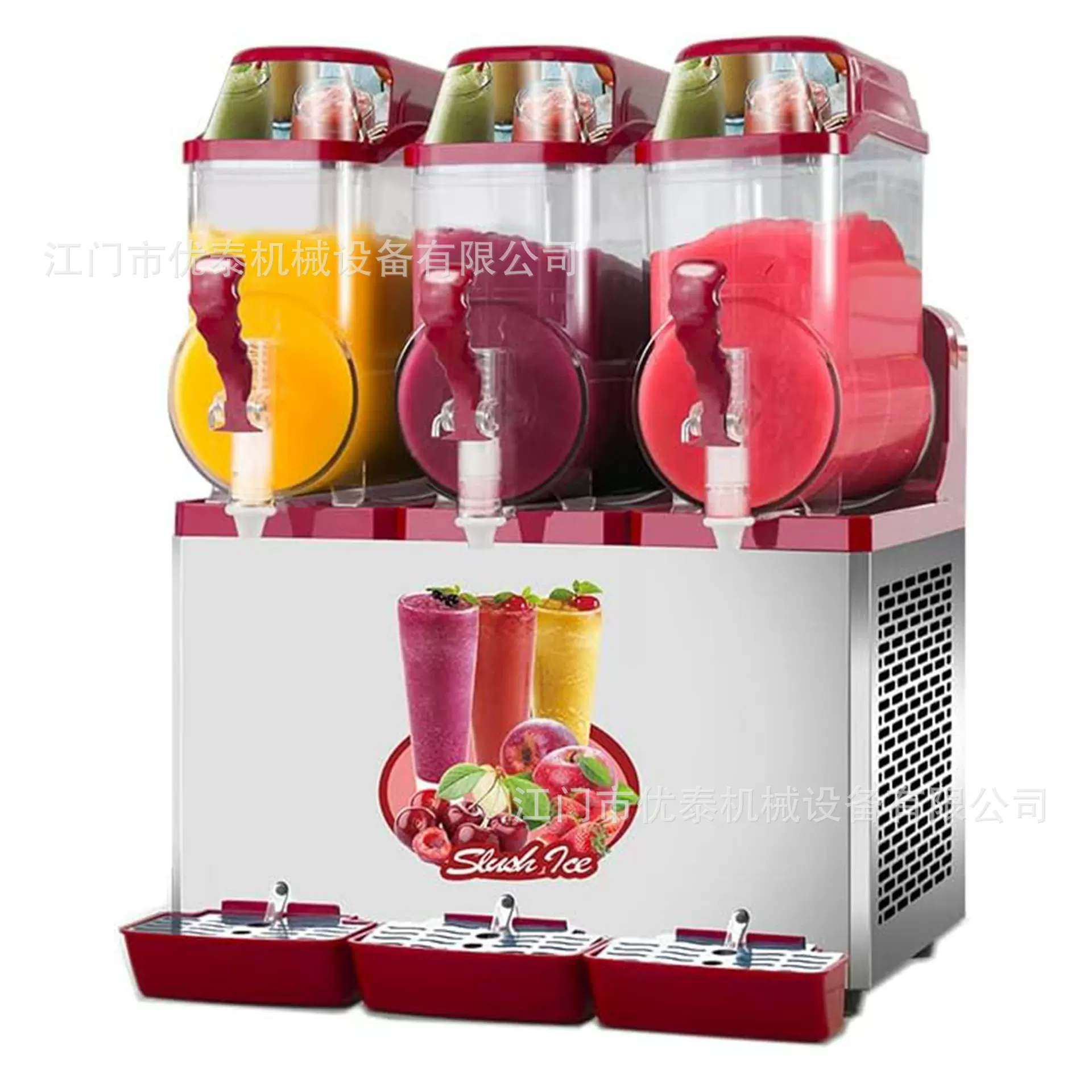 商用雪融机单缸双缸三缸雪泥机家用餐厅全自动雪融机饮料机36升