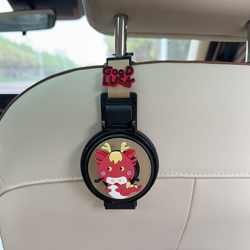 Holder Hook Multifunctional: FAW Car cup holder/beverage holder - cup-holderhook-2-in-1-beige-dragon