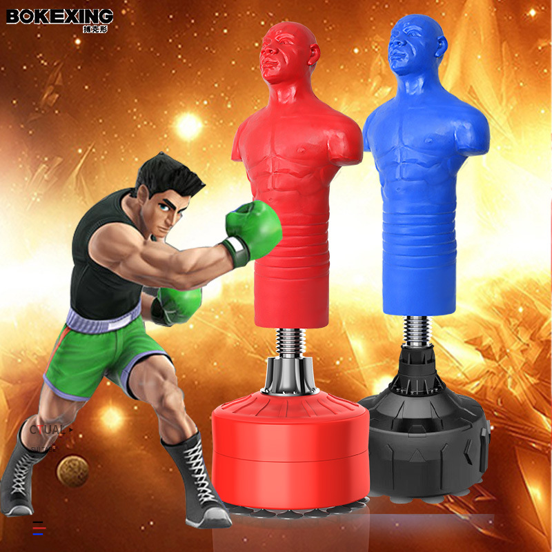 Custom-made Boke-shaped Human-shaped Boxing Sandbag Household Vertical Sanda Tumbler Sandbag Training Equipment