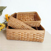 Japanese table storage basket, woven fashionable socks