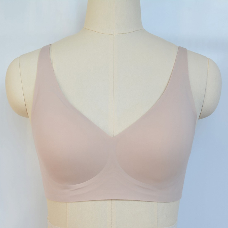 Exported Korean Foreign Trade Original Seamless Wireless Bra for Women, Jelly Gel Mango Cup, Push-Up Comfortable Lift Bra Exported Korean Foreign Trade Original Seamless Wireless Bra for Women, Jelly Gel Mango Cup, Push-Up Comfortable Lift Bra