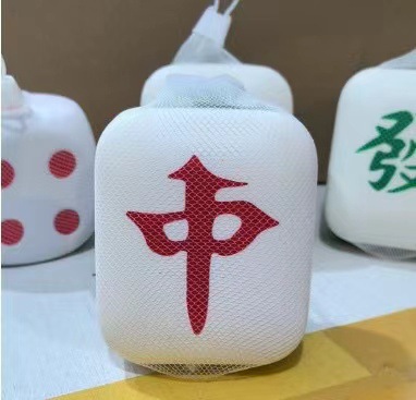 Mahjong de gran tamaño para hacer fortuna dados creativos PU pellizco rebote lento desprestigio juguetes de espuma suave props desprestigio