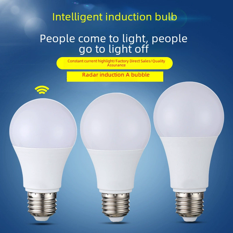 LED светодиодная лампа с физиологической индукцией со светом и музыкой, умная экономичная лампа, прямая продажа с завода