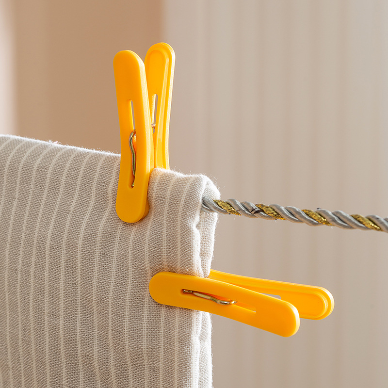 Multifunctional Windproof Clip Fixed Clothes Hanging Clip Plastic Food Sealing Clip Multicolor Small Clothes Clip 16 Pack