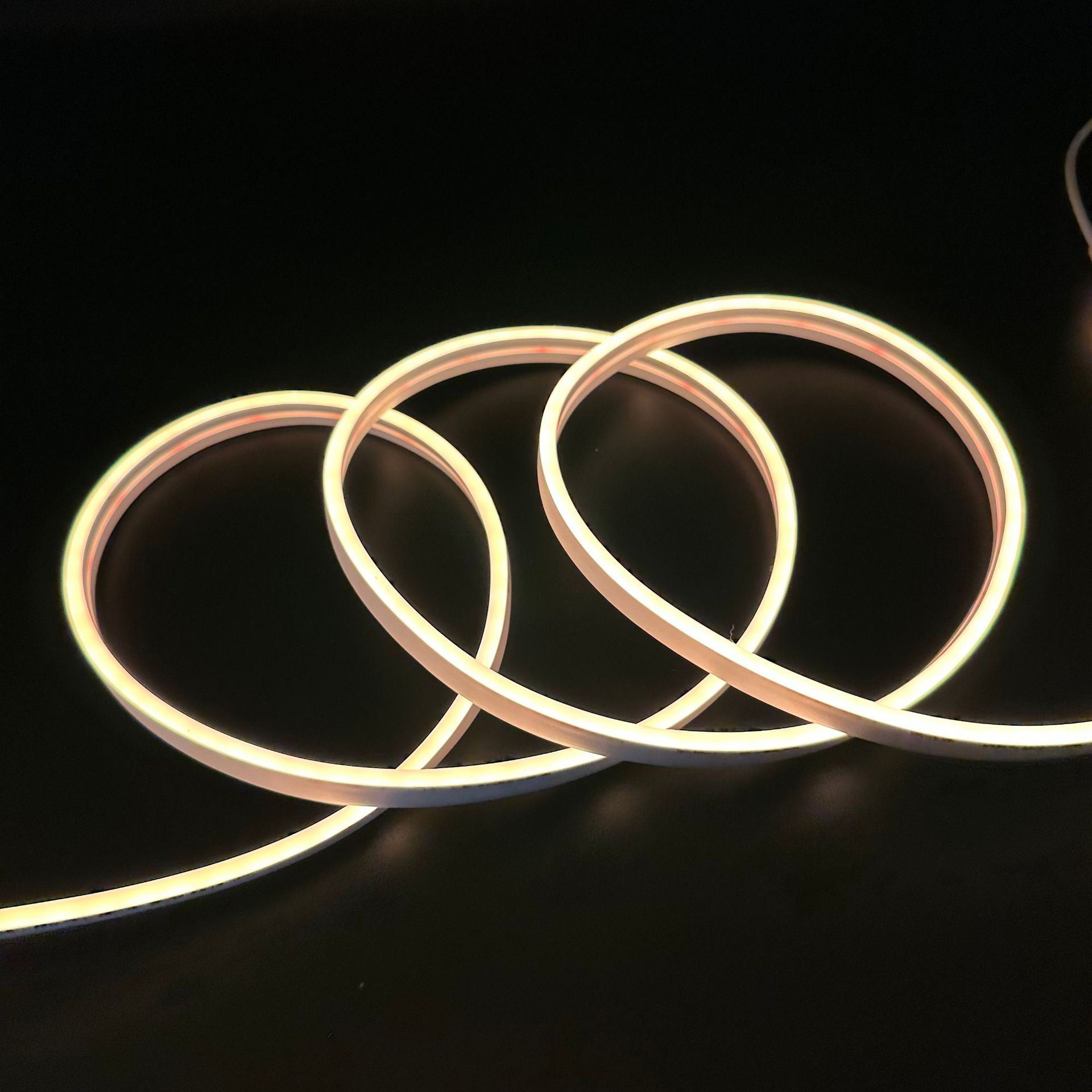 Led12V24V110V220V cinturón de neón tira de luz flexible suave 8 × 16 cinturón de luz ambiental luminosa lateral de un solo lado