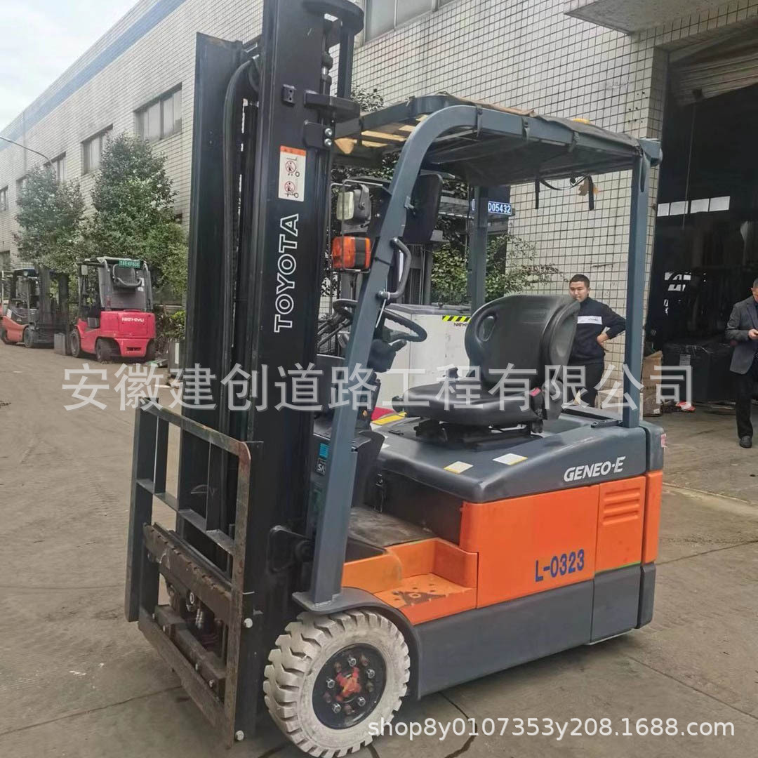 丰田1.5吨2吨电动叉车Toyota电动二手叉车批发零售仓储堆高车